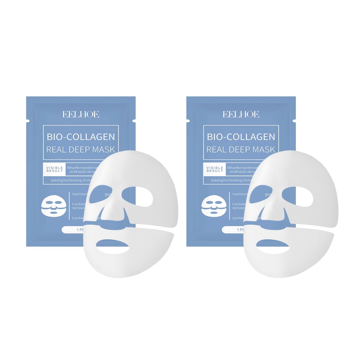 Bio Collagen Face Mask Brightening Firm Skin Barrier Repair Shrink Pores Professional Facial Moisturizer Face Mask Sheets