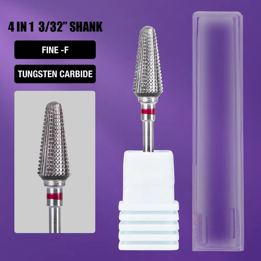1Pc Nail Drill Bit Rotate Burr Milling Nail Cutter Bits Electric Drill Machine for Manicure Pedicure Tools