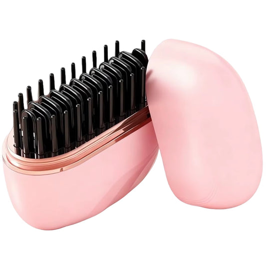 Wireless Hair Straightener Comb Negative Ion Portable Mini Straightening Brush Fast Heating Voluminous Straight Hair Accessories