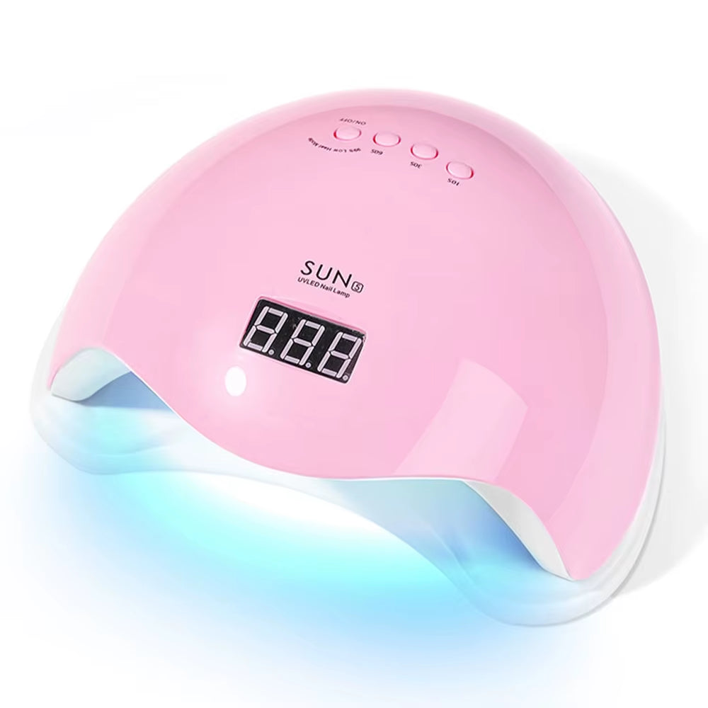 YIKOOLIN UV LED Nail Lamp 48W for Professional Saloon Fast Nail Gel Dryer with 4 Timers Automatic Sensor LCD Display