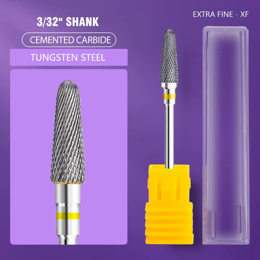 1Pc Nail Drill Bit Rotate Burr Milling Nail Cutter Bits Electric Drill Machine for Manicure Pedicure Tools