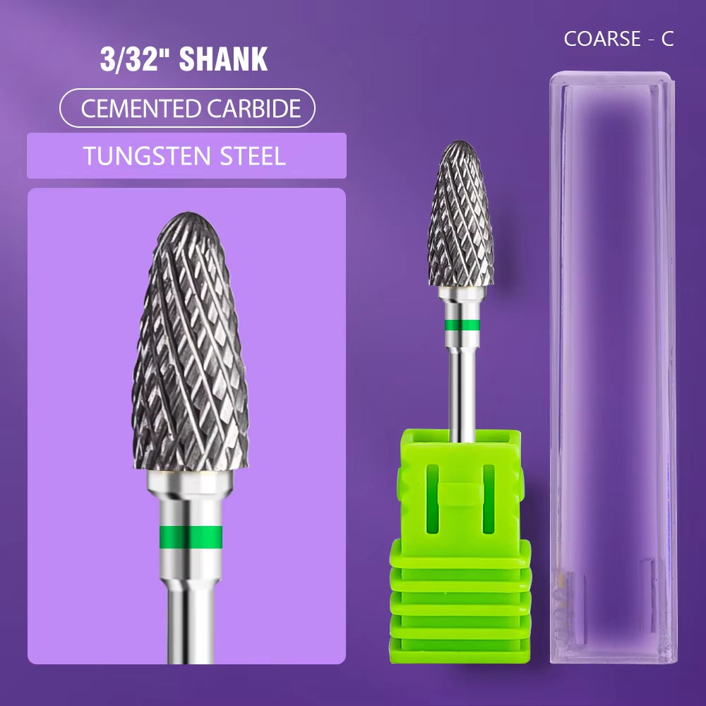 1Pc Nail Drill Bit Rotate Burr Milling Nail Cutter Bits Electric Drill Machine for Manicure Pedicure Tools