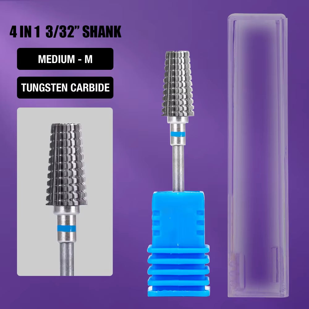 1Pc Nail Drill Bit Rotate Burr Milling Nail Cutter Bits Electric Drill Machine for Manicure Pedicure Tools