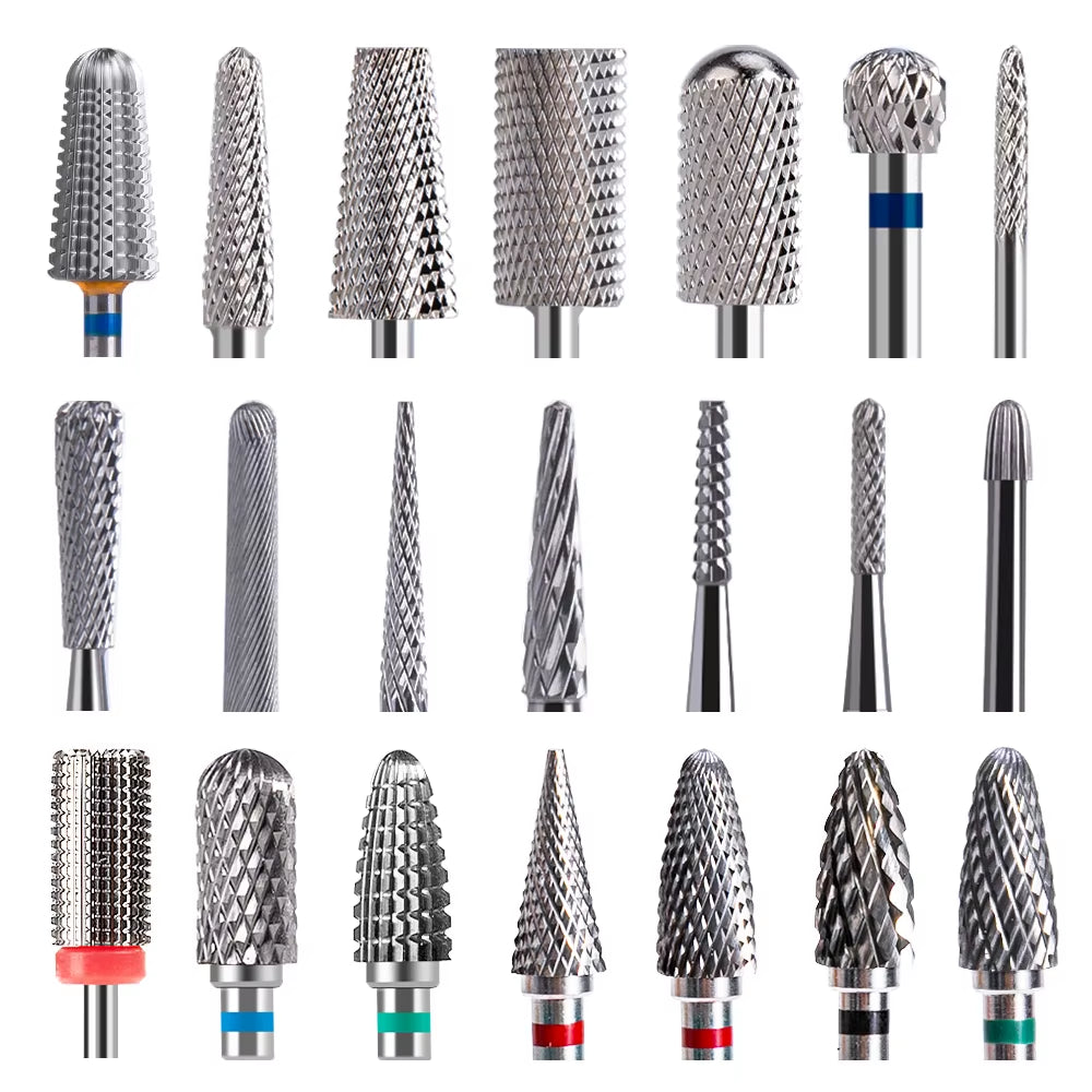 1Pc Nail Drill Bit Rotate Burr Milling Nail Cutter Bits Electric Drill Machine for Manicure Pedicure Tools