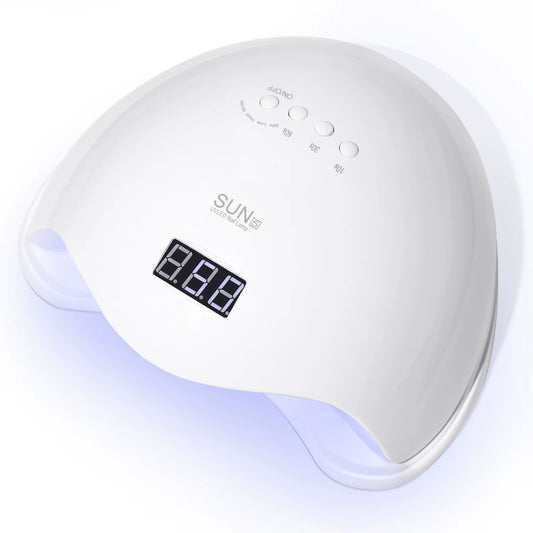 YIKOOLIN UV LED Nail Lamp 48W for Professional Saloon Fast Nail Gel Dryer with 4 Timers Automatic Sensor LCD Display